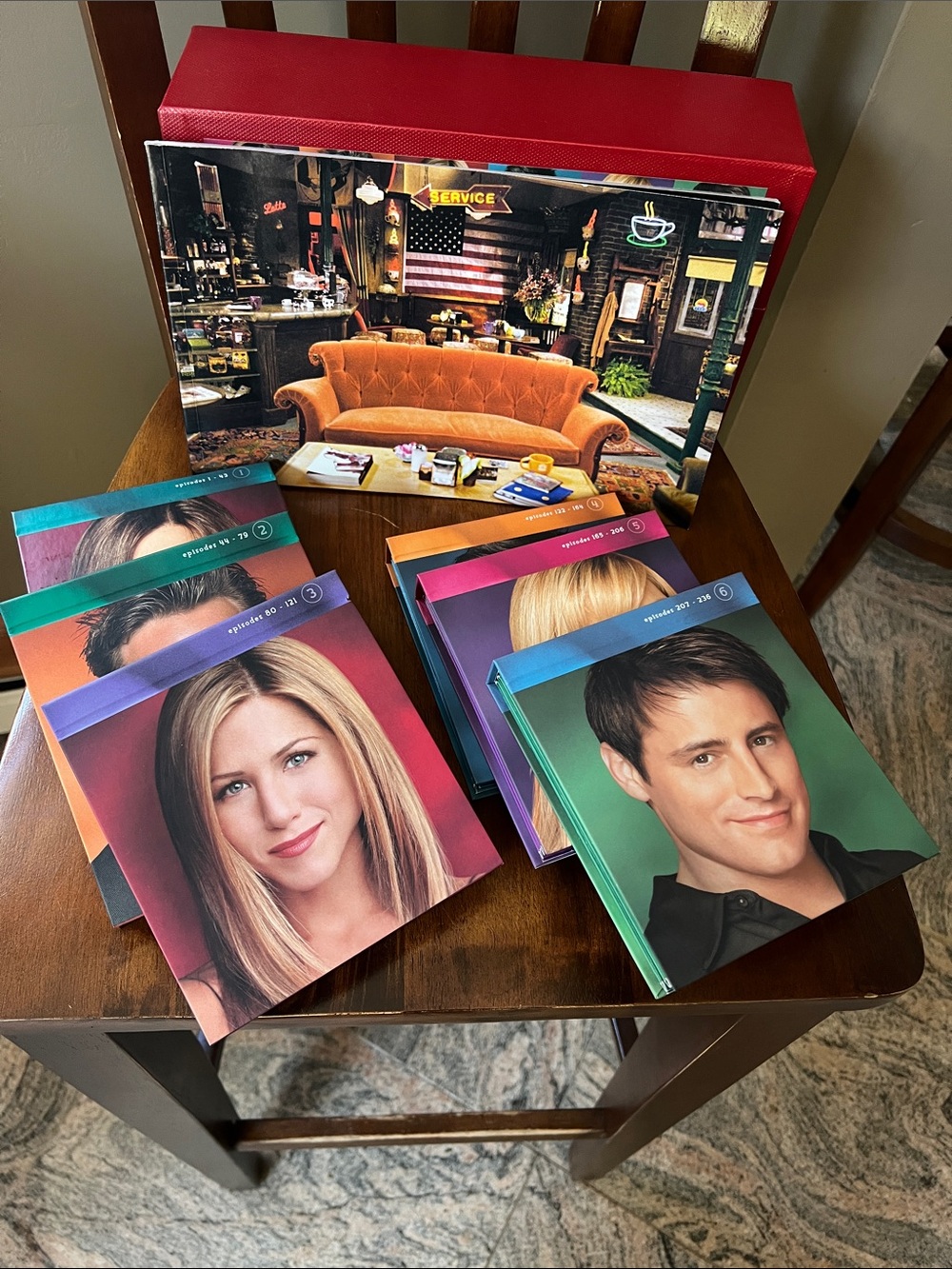 FRIENDS The Complete Series  All episodes 1 thru 236 in a Collector’s Red Box